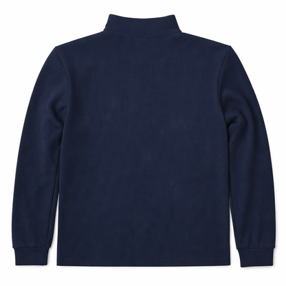 Soft Corduroy Q-Zip (Navy)