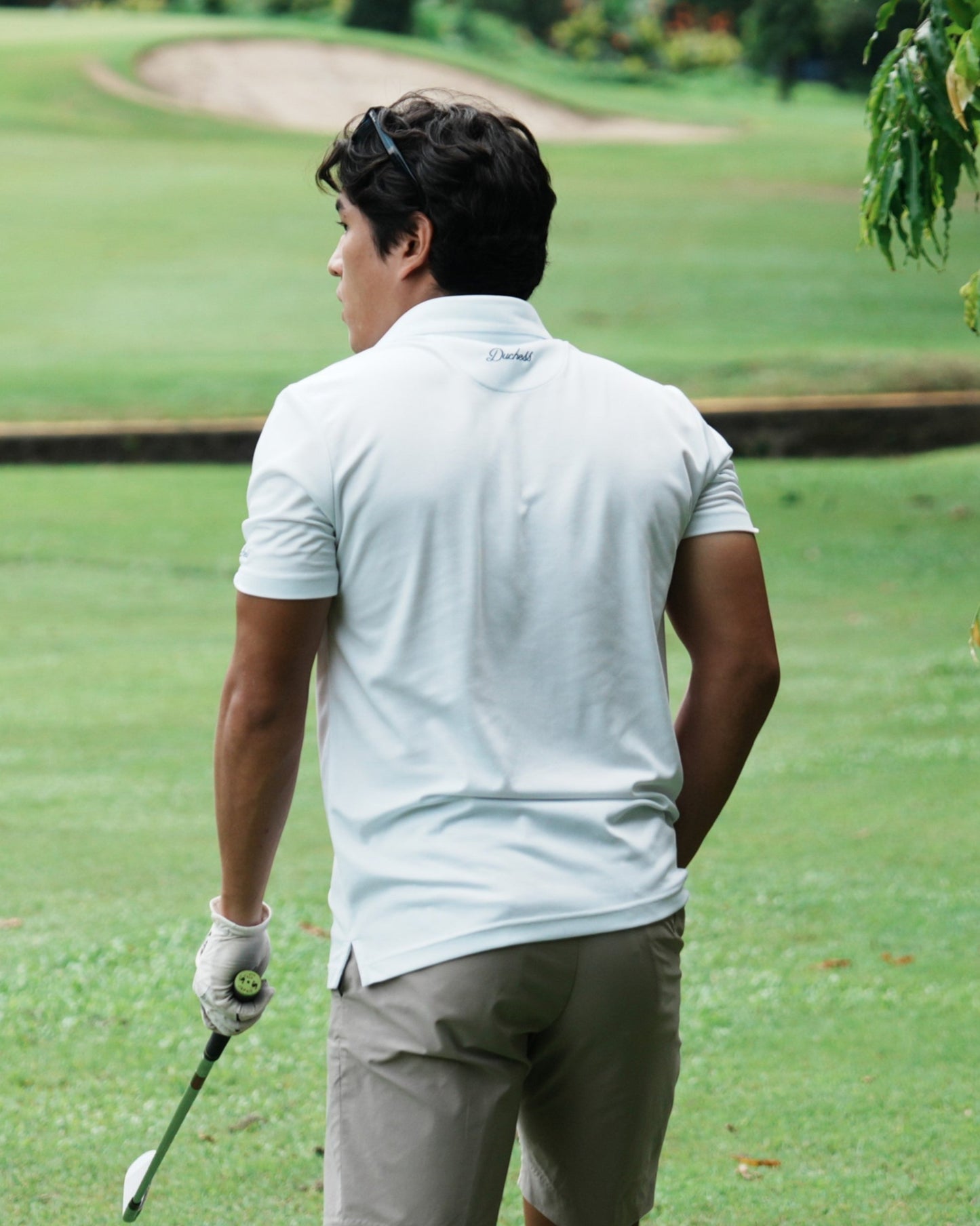 White Golf Shirt